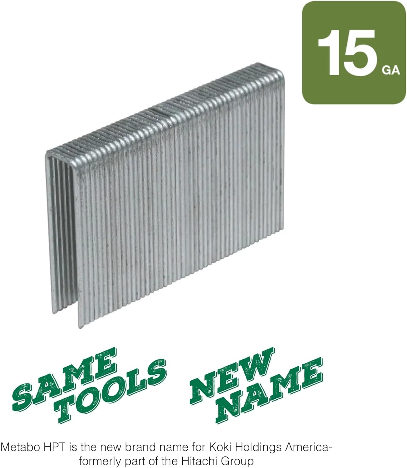 Metabo HPT Flooring Staples, 1-3/4″ x 15, Galvanized, For N5010AB, 7700 Count (04723HHPT)
