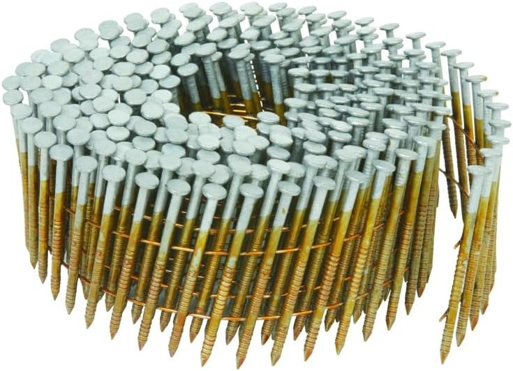 Metabo HPT Siding Nails | 2-Inch x .092 | 15 Degree | Full Round Head | Ring Shank | Wire Coil | Hot Dipped Galvanized | 3,600 Count | 13365HHPT(2-Inch x 0.092-Inch)