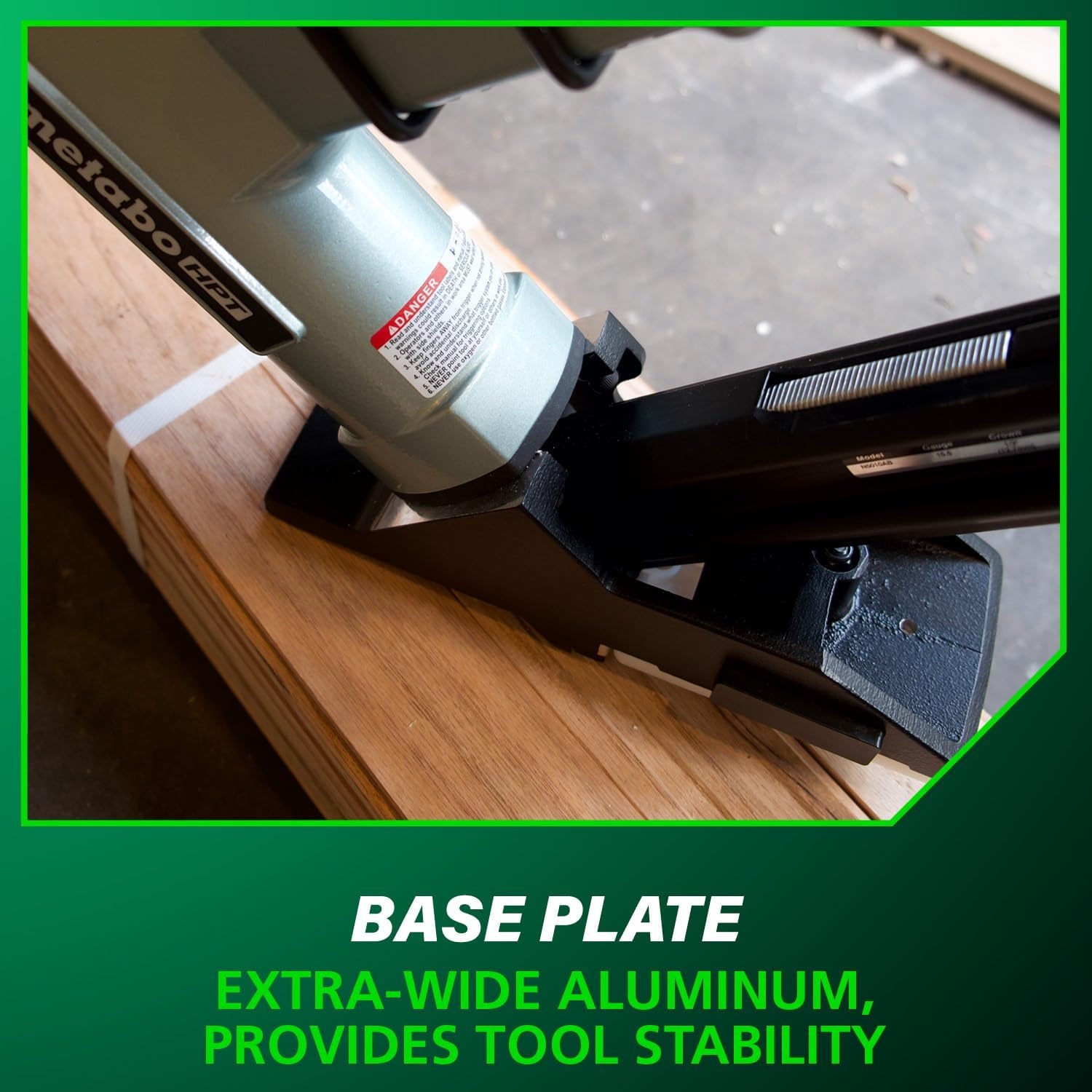 Metabo HPT 2-in-1 Flooring Nailer & Stapler, Accepts 16-Gauge L-Shaped Cleat Nails &15.5-Gauge 1/2-Inch Crown Flooring Staples, Mallet Actuated Pneumatic Operation, N5010AC(N5010AC – Next Gen Model)