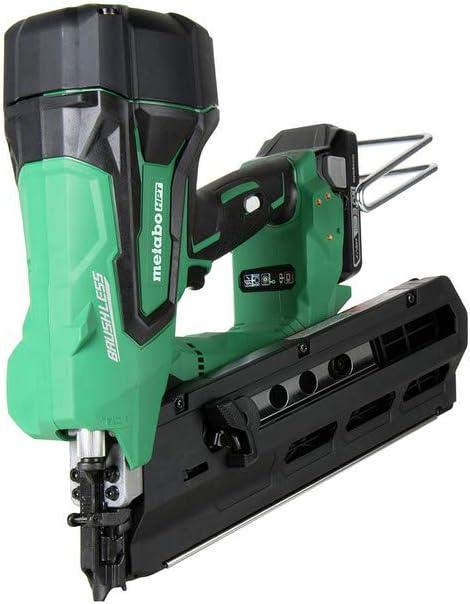 Metabo HPT Cordless Framing Nailer Kit, 18V, Brushless Motor, 2″ Up To 3-1/2″ Framing Nails, Compact 3.0 Ah Lithium Ion Battery, Lifetime Tool Warranty (NR1890DRS)(NR1890DRS)