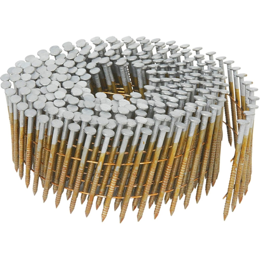 Metabo HPT Siding Nails | 2-Inch x .092 | 15 Degree | Full Round Head | Ring Shank | Wire Coil | Hot Dipped Galvanized | 3,600 Count | 13365HHPT(2-1/2-Inch x 0.092-Inch)