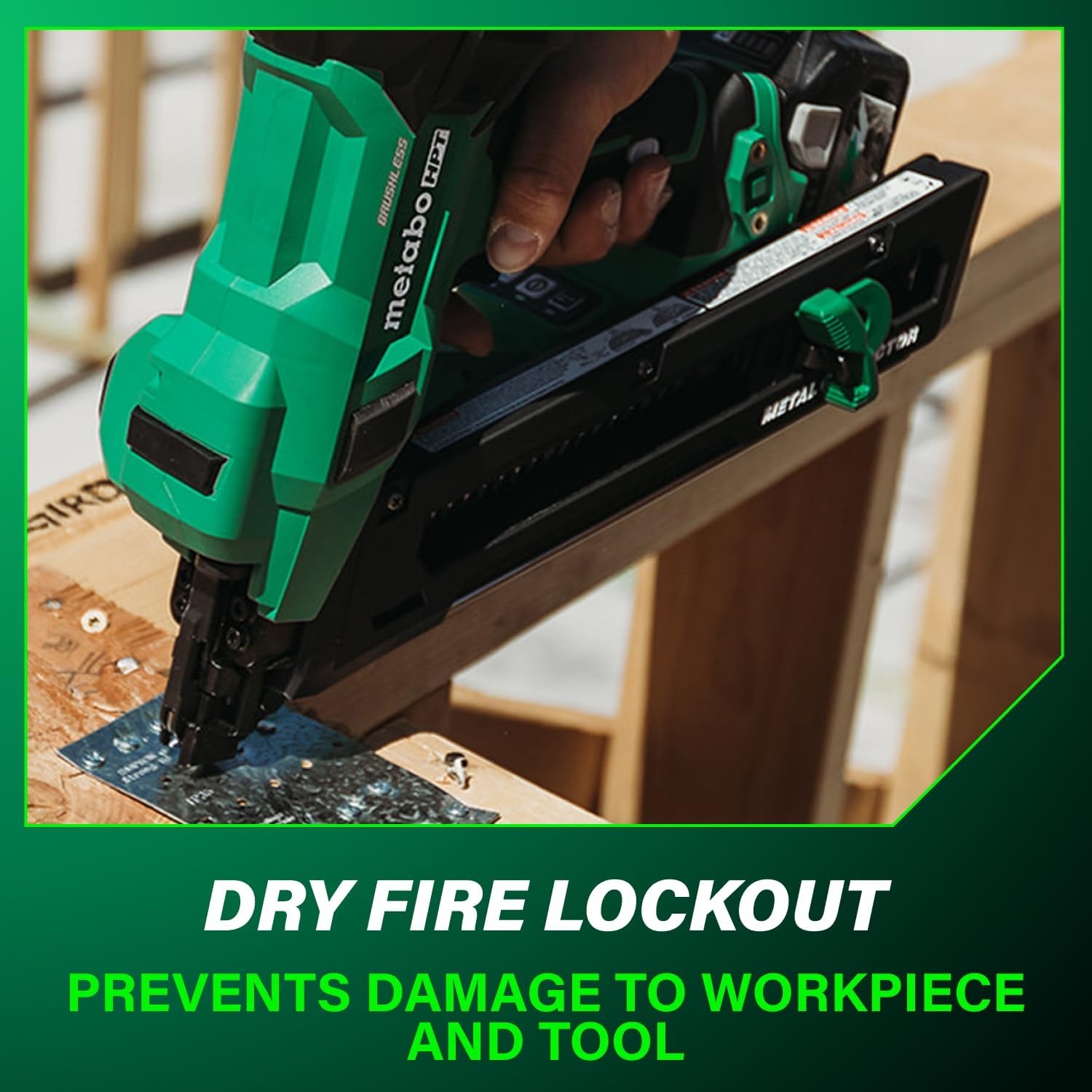 Metabo HPT 36V MultiVolt Cordless Metal Connector Nailer, Power Tool MultiVolt 36V 2.5 Ah Li-ion battery, Pro Tools Innovation Award Winner, Drives 1-1/2″ to 2-1/2″ Nails, 900 per Charge, NR3665DA(18V  1-1/2-Inch – NR1838DKA)
