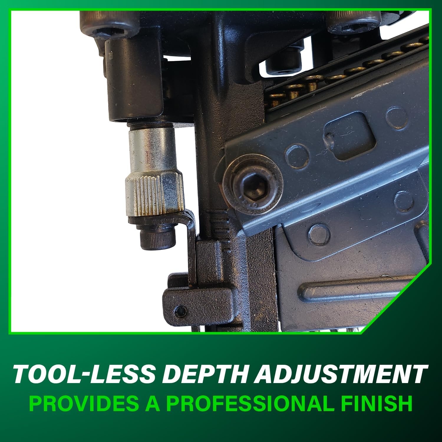 Metabo HPT Framing Nailer | High Grade Aluminum Magazine | Tool-less Depth Adjustment | Pneumatic | Framing Nails 2-Inch to 3-1/4-Inch | Rafter Hook | NR83A5(Y)(NR83A5)