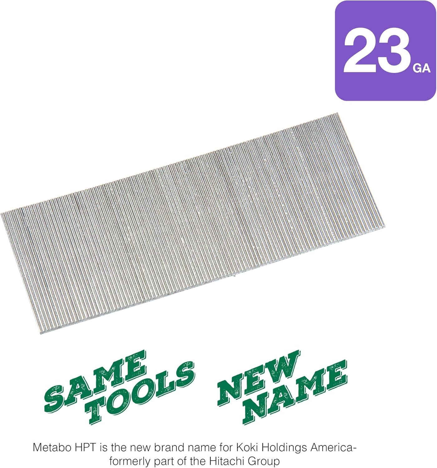 Metabo HPT Pin Nails | 1-Inch x 23 Gauge | Electro-Galvanized | 2,000 Count | 23002SHPT(1-3/16″ x 23 GA)