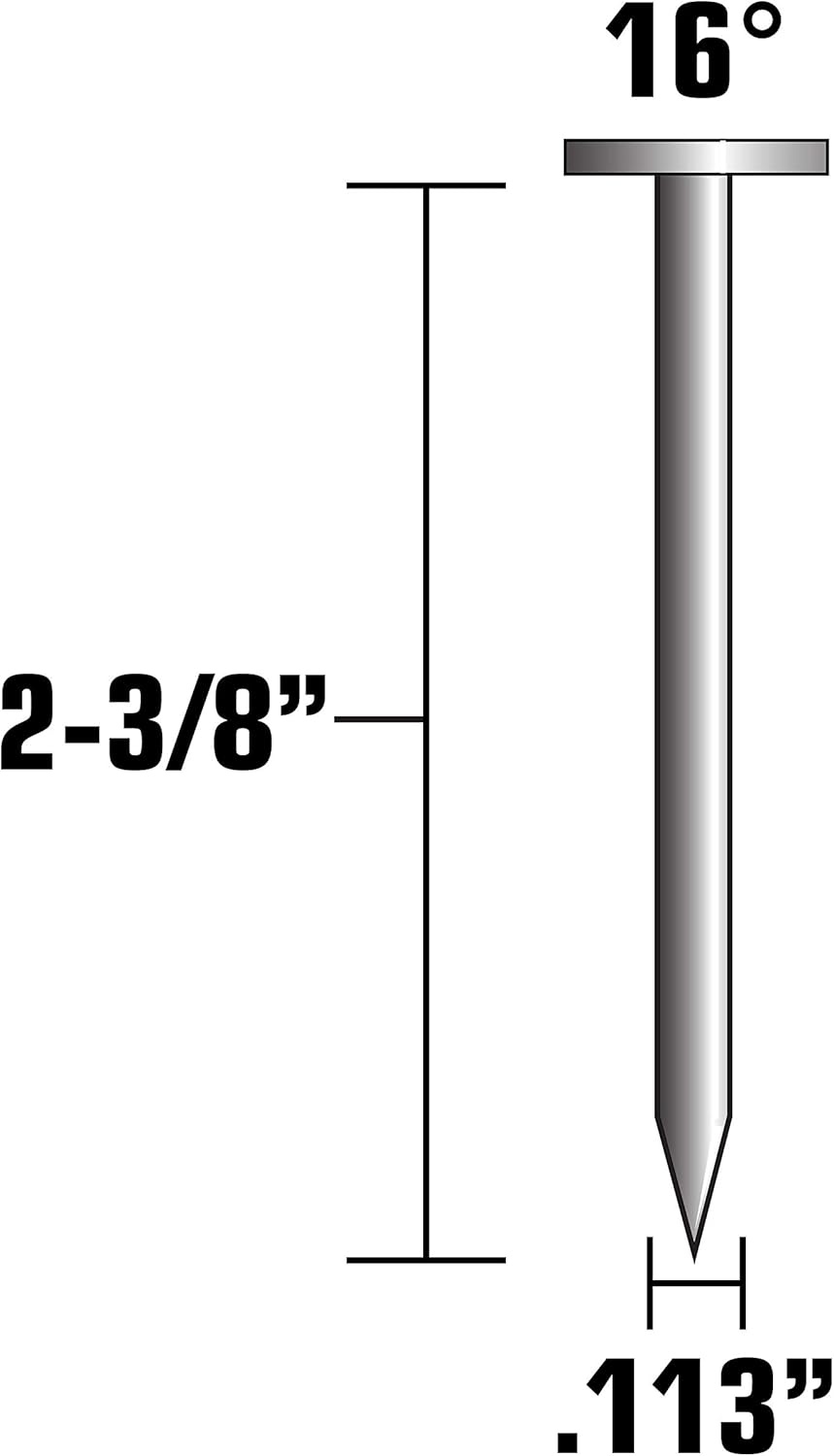 Metabo HPT Framing Nails | 2-3/8 Inch x 0.113 | 15 Degree | Full Round Head | Ring Shank | Wire Coil | Bright Basic | 5,000 Count | 12211HPT