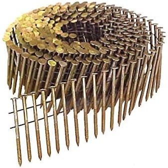 Metabo HPT 12233HPT Full Round Head Electro Galvanized Wire Coil Framing Nails 2-1/2″ x .131 Rg | 4500 Count