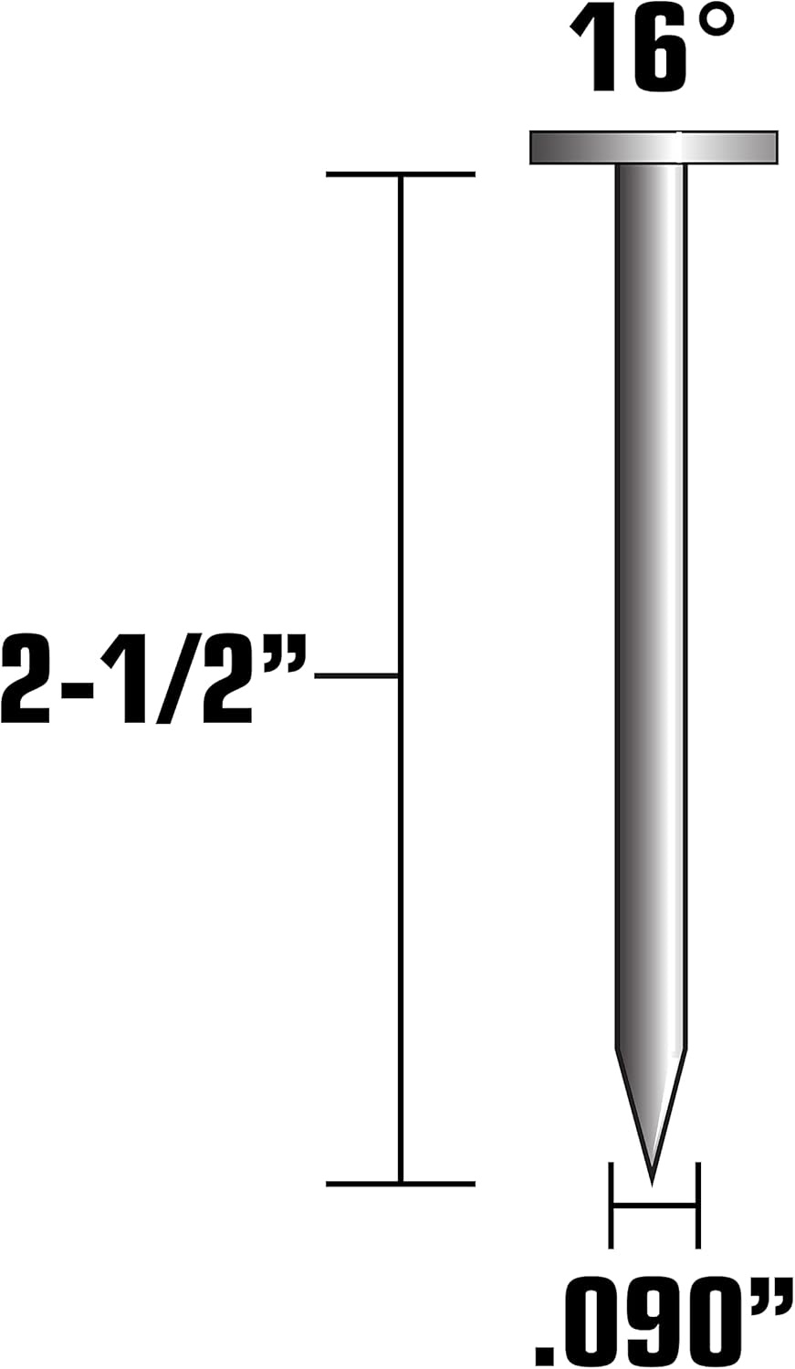 Metabo HPT 13356HPT Stainless Steel Wire Coil Siding Nails 2-1/2″ x .090 RG 304 Ss | 900 Count
