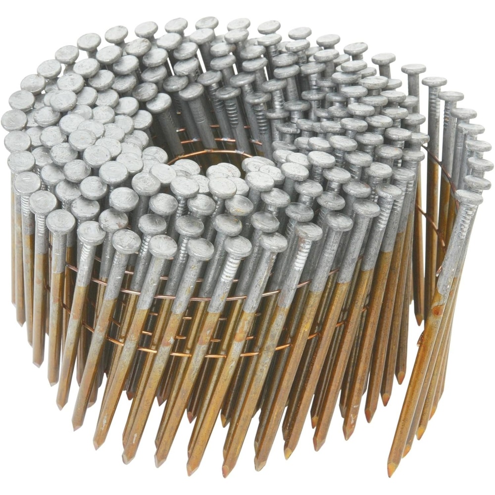 Metabo HPT 12213HHPT Full Round Head Brite Basic Wire Coil Framing Nails 3″ x .120 SM BS FRH | 2400 Count