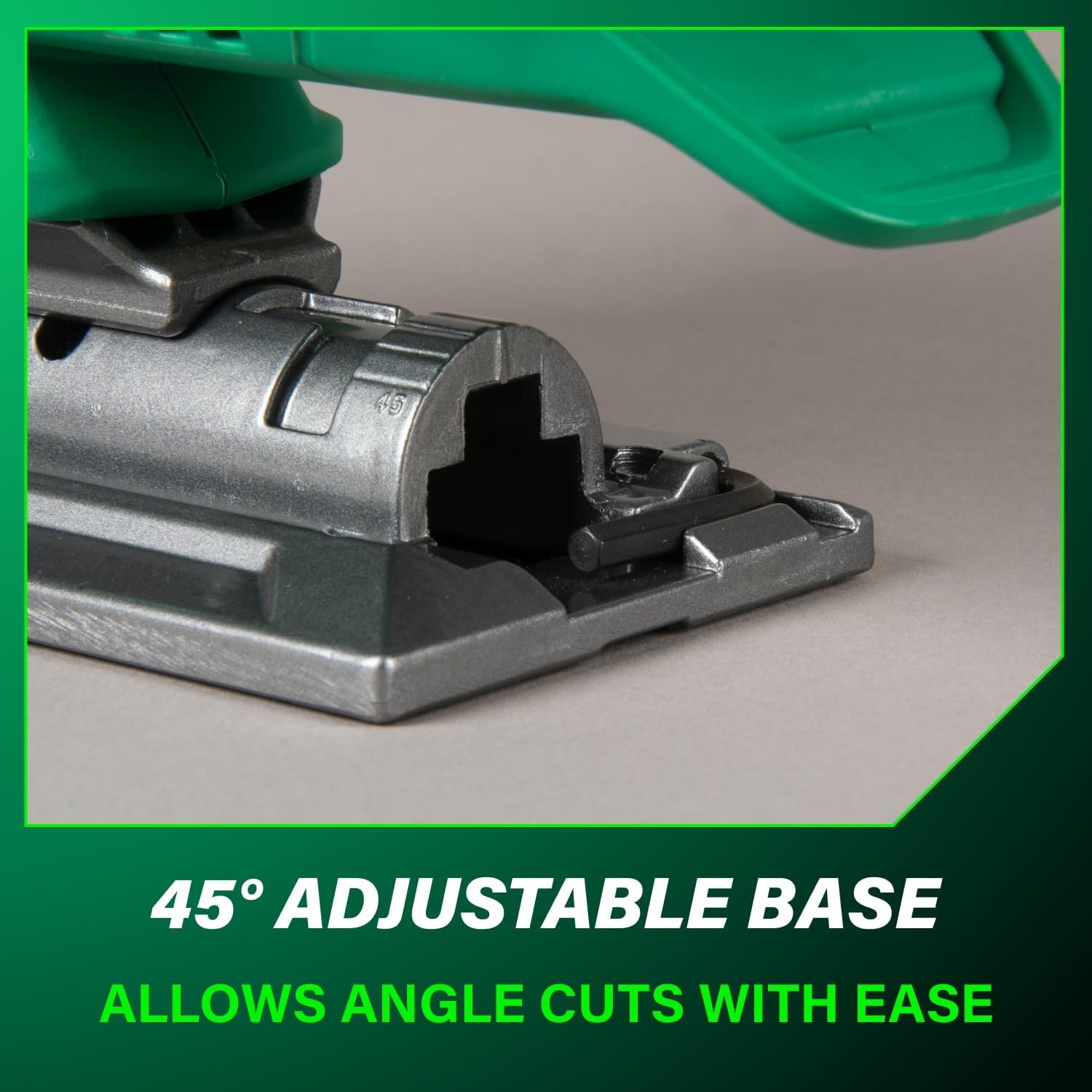 Metabo HPT 18V Cordless Jig Saw, Lightweight Design at 4.2 lbs, 2,500 Strokes Per Minute, 4 Cutting Modes, Tool-Less Blade Change, LED Light, Dust Blower, Tool Body Only, C3607DBQ4