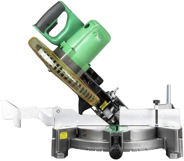 Metabo HPT 10-Inch Miter Saw | Laser Marker | Single Bevel | Compound | 15-Amp Motor | C10FCH2S