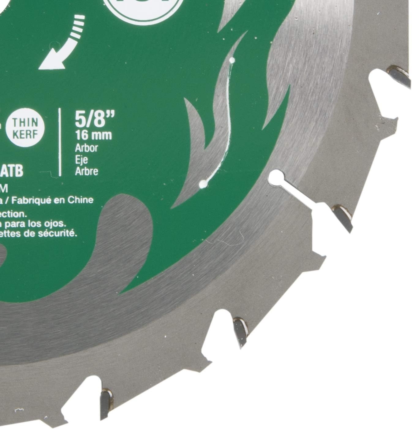 Metabo HPT Circular Saw Blade, 6-1/2-Inch, 18T, 5/8-Inch Arbor, Thin Kerf, VPR (115427M)