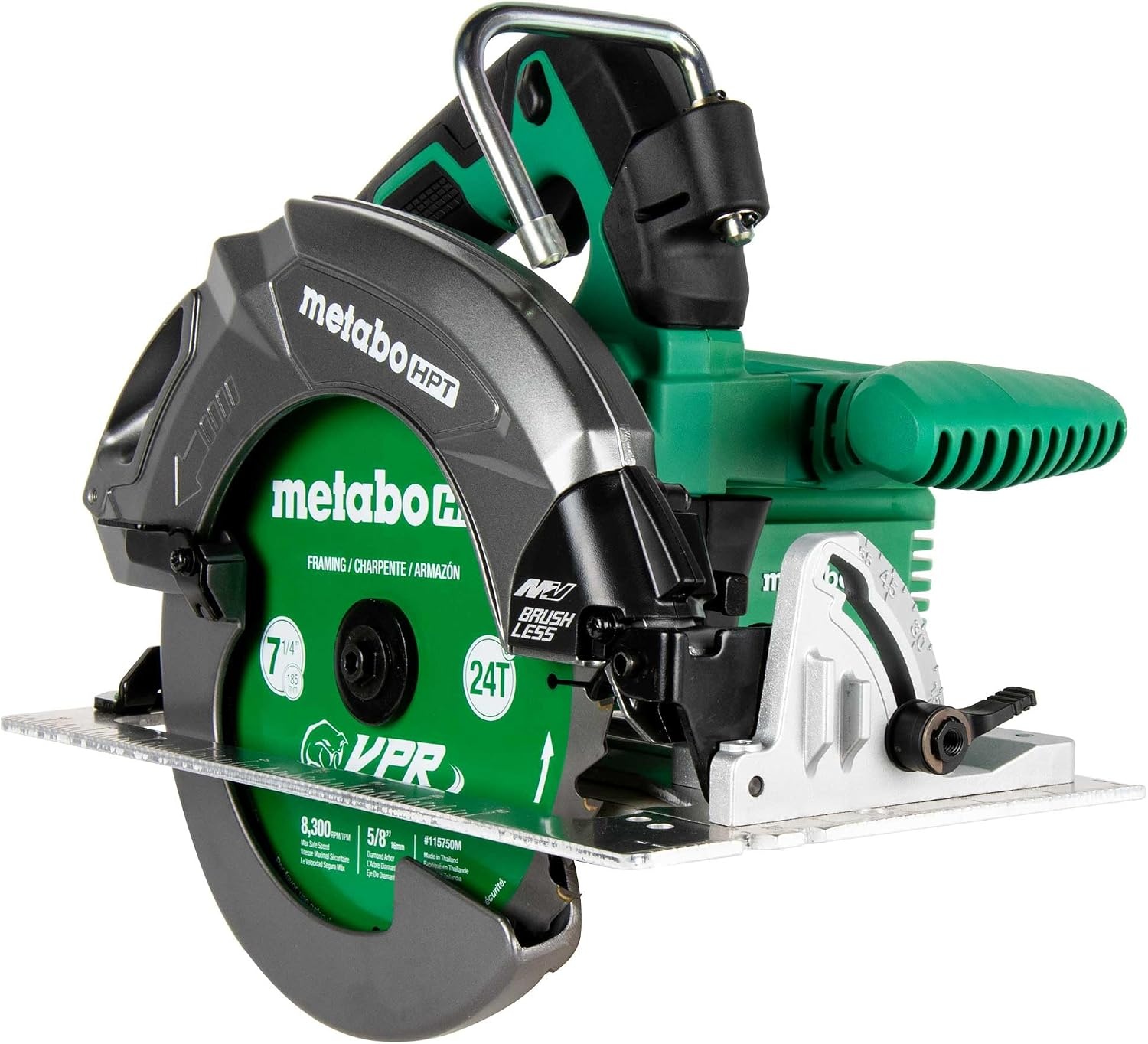 Metabo HPT 36V MultiVolt™ 7-1/4-Inch Circular Saw w/Torque Boost Technology, C3607DB(No Size)