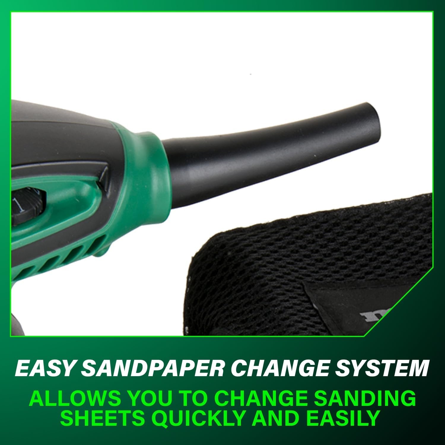 Metabo HPT 5-Inch Random Orbit Finishing Sander, Variable Speed, Palm-Style Comfort Grip, 230W 2.8 Amp Motor, 9,000-13,000 RPM, Dust Collection Hose Connector, Compact and Lightweight Design, SV13YST(No Size)