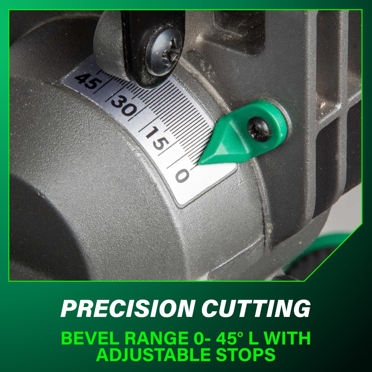 Metabo HPT 10-Inch Single Bevel Compound Miter Saw, 15-Amp Power Saw with Xact Cut Shadow Line, Precision Miter Angles, Single Bevel 0-45°, 40T TCT Miter Saw Blade, Lightweight Design, C10FCG2(C10FCG2 – Next Gen Model)