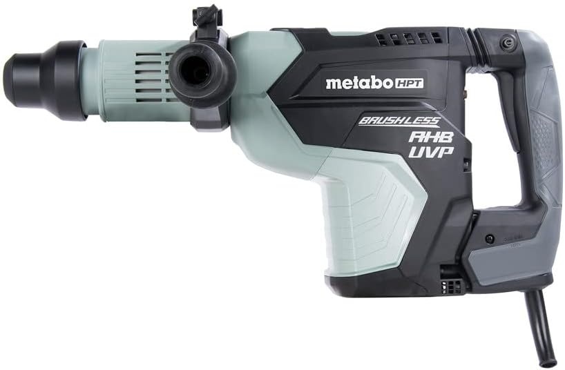 Metabo HPT Rotary Hammer Drill, 1-3/4-Inch, SDS Max, AC Brushless Motor, AHB Aluminum Housing Body, UVP User Vibration Protection (DH45MEY)