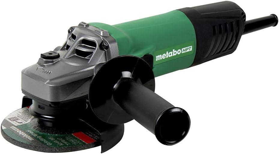 Metabo HPT Angle Grinder, 4.5-Inch, 10.5 Amp, Side Switch | G12SA4