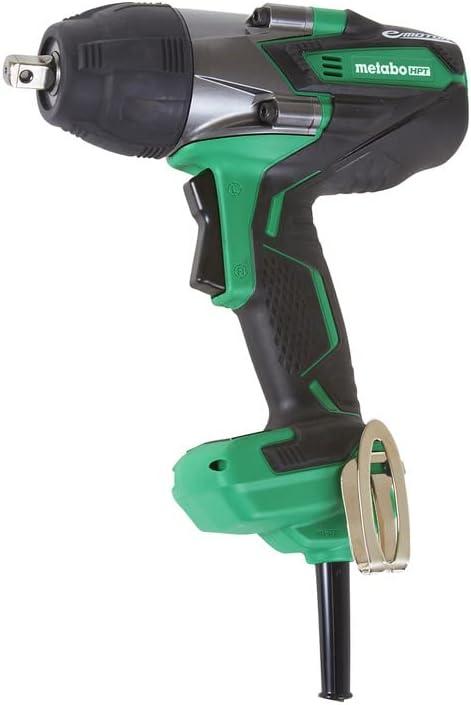 Metabo HPT Impact Wrench, Corded, AC Brushless Motor, 1/2″ Square Drive, Four Selectable Impact Ranges (WR16SE)