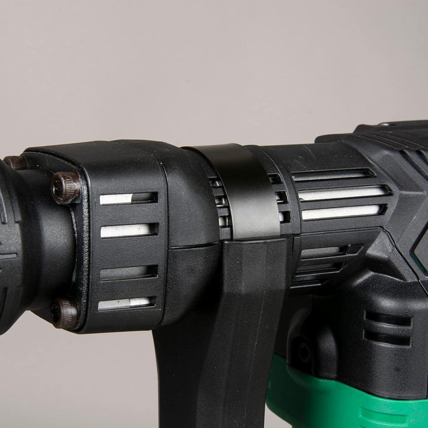 Metabo HPT Demolition Hammer, 11.5 lbs., SDS Max, Low Vibration Handle, 7.4 ft-lbs. Impact Energy, Aluminum Connecting Rod, 1-Year Warranty (H41MB2)