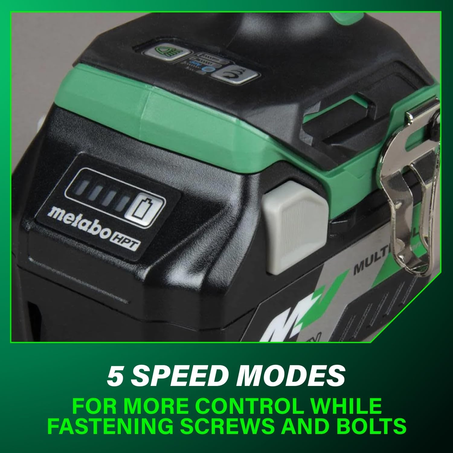 Metabo HPT 36V MultiVolt™ Cordless Triple Hammer BOLT Impact Driver Kit, High Torque Impact Driver with Case, 2 MultiVolt Batteries, 1/4-Inch Chuck, Compact Lightweight Power Tool, WH36DC(36V MV Triple Hammer BOLT Impact Driver Kit)