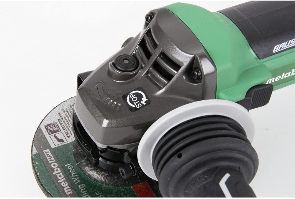 Metabo HPT 36V MultiVolt Brushless Angle Grinder | 4-1/2-Inch | Slide Switch | Tool Body Only | G3612DAQ6