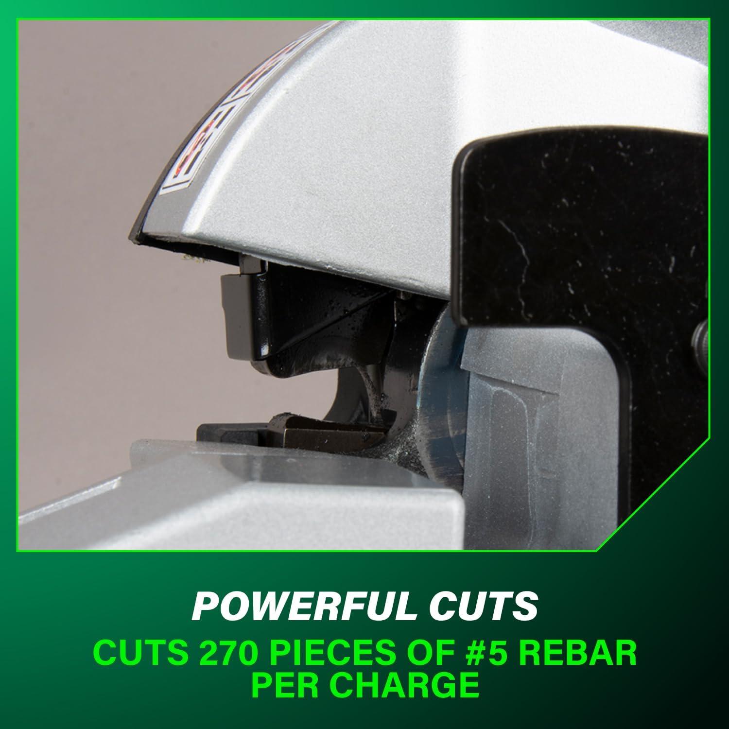 Metabo HPT Portable Rebar Bender and Cutter, 8-Amp Motor, Grade 60 rebar, Maximum 180° Angle, Variable Speed Trigger, Lightweight Design, Precision Bends and Cuts, VB16Y(36V MultiVolt Cordless)