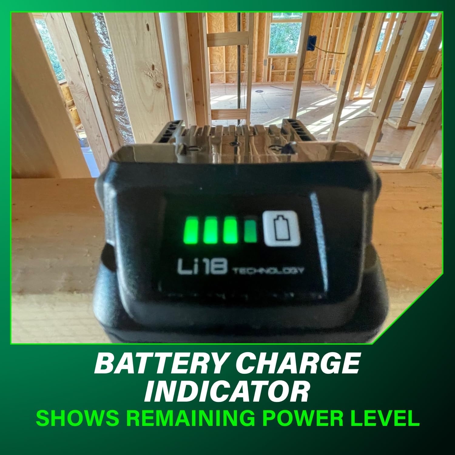 Metabo HPT 18V Lithium Ion Battery & Charger Kit, 2.0Ah Batteries with Charge Indicators, Lightweight Design, Long Lasting Power with 30% Longer Runtime, Multiplex Protection Circuit, UC18YKSLS