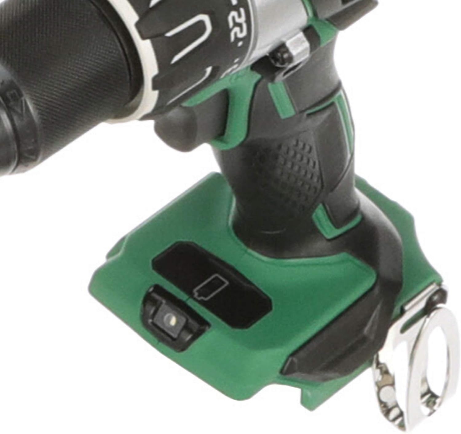 Metabo HPT 18V Cordless Brushless Hammer Drill Kit, include 2-18V 6.0Ah Lithium Ion Slide-Type Batteries, Reactive Force Control, 1,205 In/Lbs of Turning Torque (DV18DBL2)(Metabo HPT DV18DBL2)