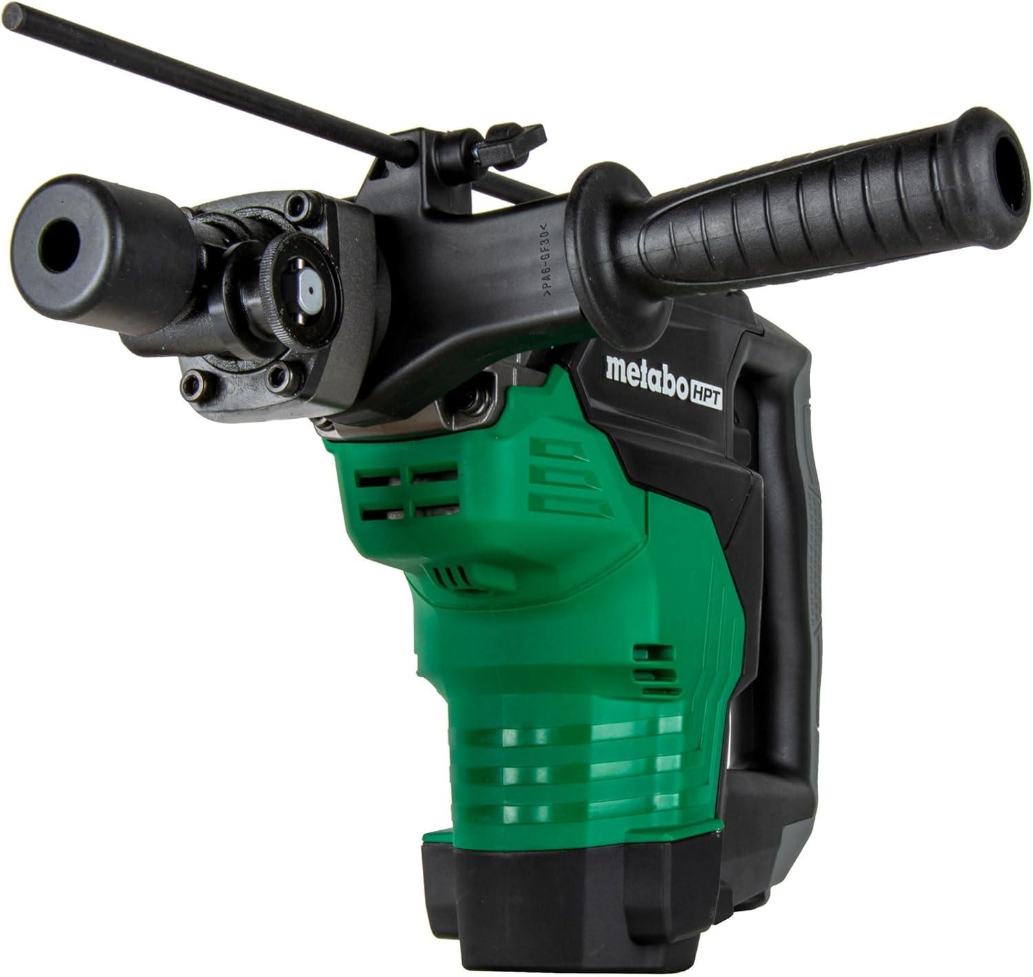 Metabo HPT Rotary Hammer | 1-9/16-Inch Spline Shank | 2,800 Full-load Impact Rate | 10 Amp Motor | 2 Modes | DH38YE3(DH38YE3 (Next Gen Model))