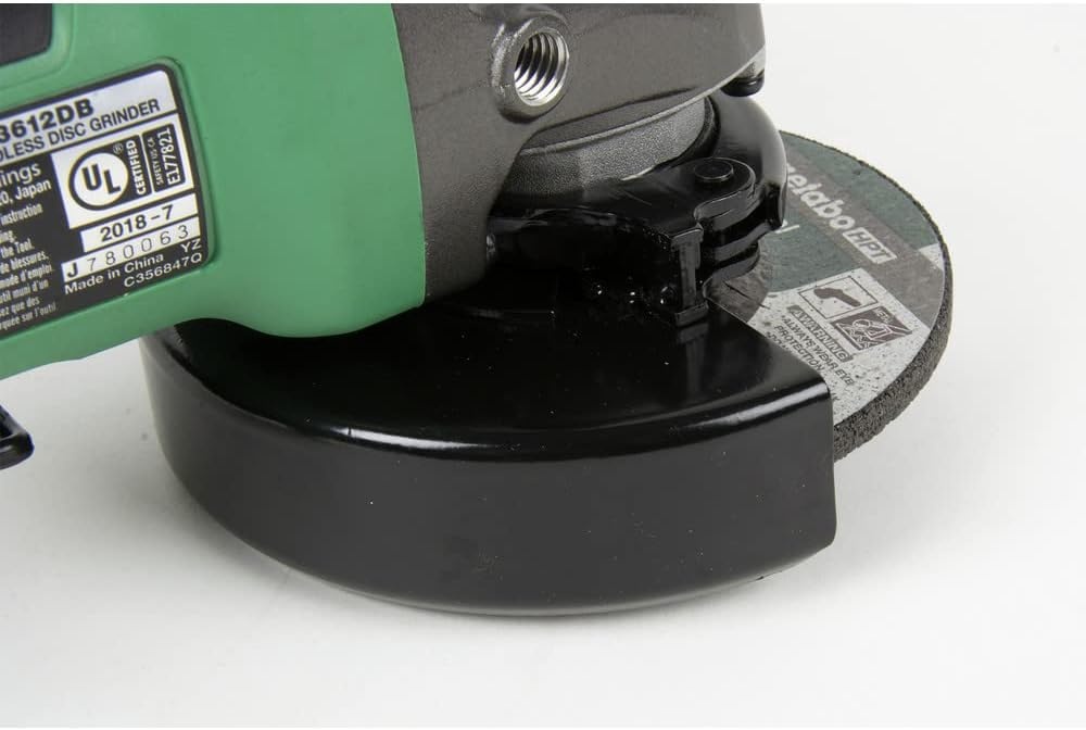 Metabo HPT 36V MultiVolt™ Cordless 4-1/2-Inch Grinder | Tool Only – No Battery | Paddle Switch | G3612DBQ6