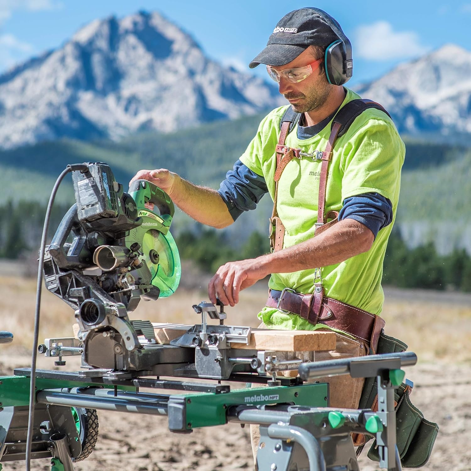 Metabo HPT 36V MultiVolt™ Pro Sliding Miter Saw | 7-1/4-Inch Blade | Dual Bevel | Tool Only – No Battery | Extreme Precision | Highly Accurate | C3607DRAQ4