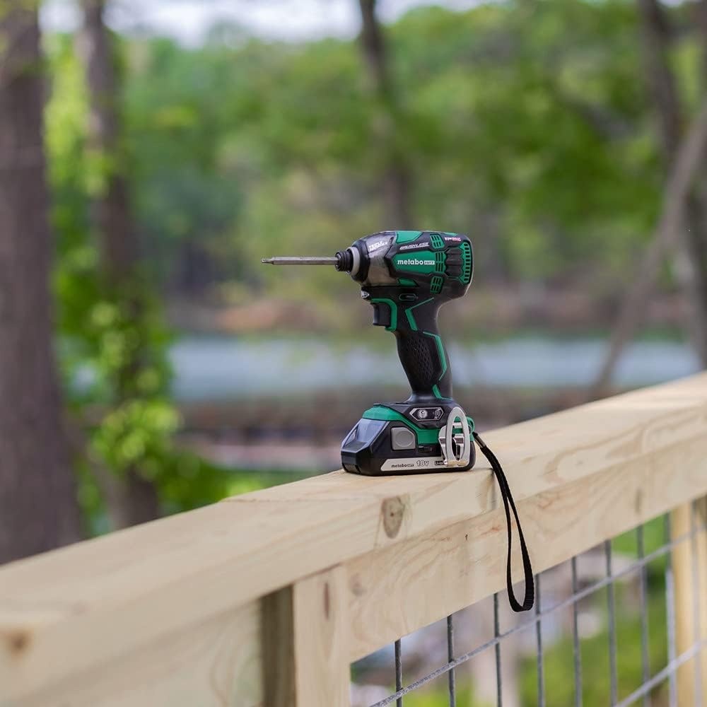 Metabo HPT 18V MultiVolt Cordless Triple Hammer BOLT Impact Driver Set, Power Impact Driver Kit with Case, 2 Lithium-Ion Batteries and Charger, 1/4-Inch Chuck, Compact LightWeight Power Tool, WH18DC(WH18DBDL2C)