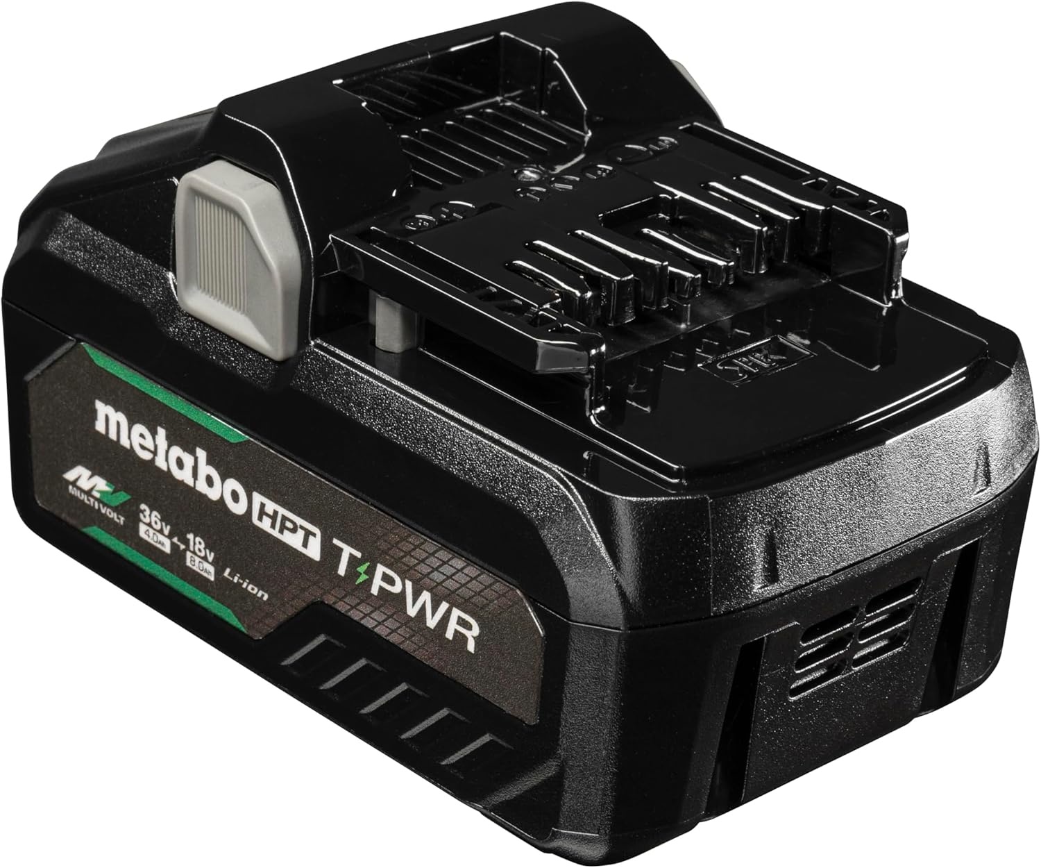 Metabo HPT 36V/18V T-PWR MultiVolt Battery, High Performance 21700 Lithium-Ion Battery Cell, 2160W Maximum Output, Quick Charging, Longer Runtime, 381991M (BSL3640MVT)