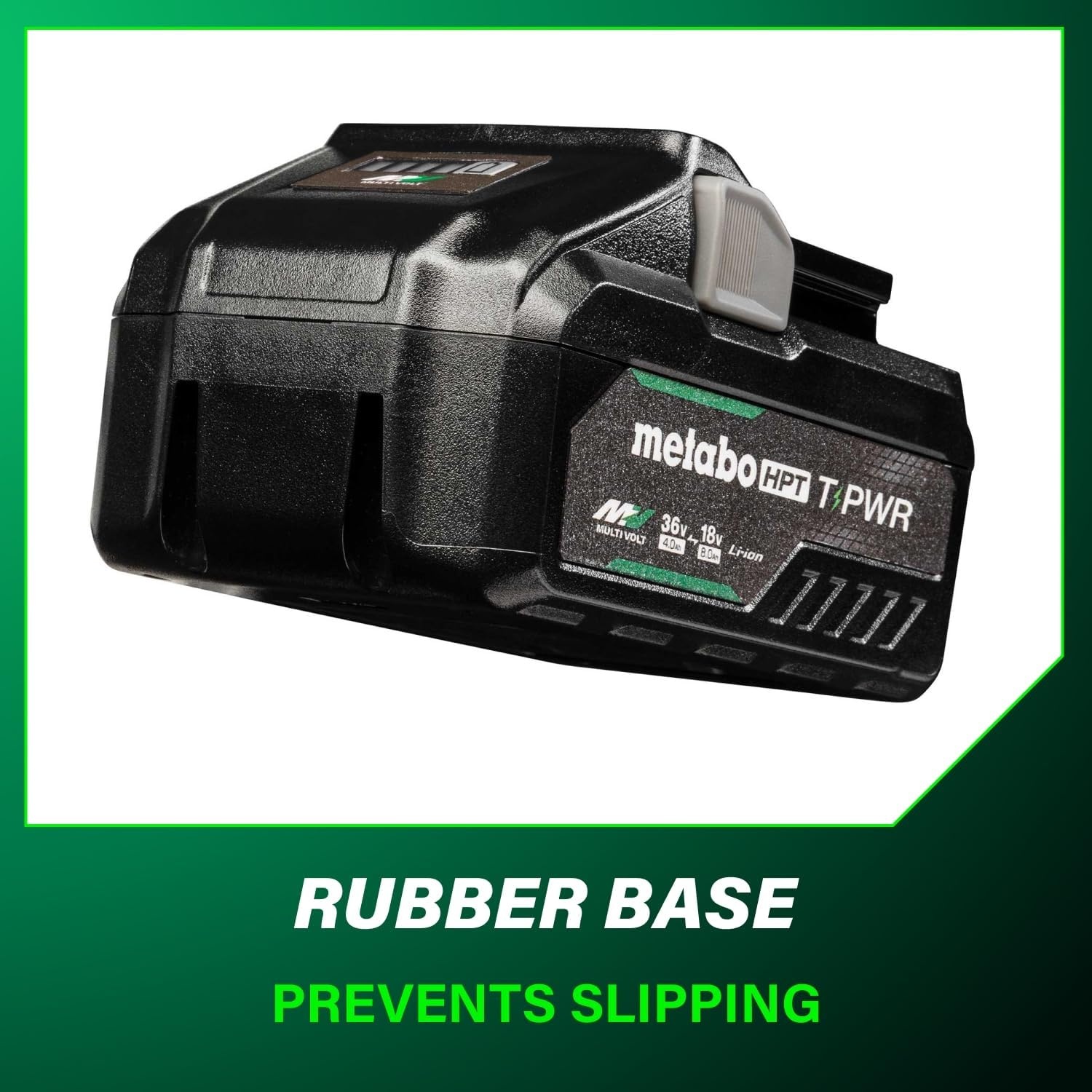 Metabo HPT 36V/18V T-PWR MultiVolt Battery, High Performance 21700 Lithium-Ion Battery Cell, 2160W Maximum Output, Quick Charging, Longer Runtime, 381991M (BSL3640MVT)