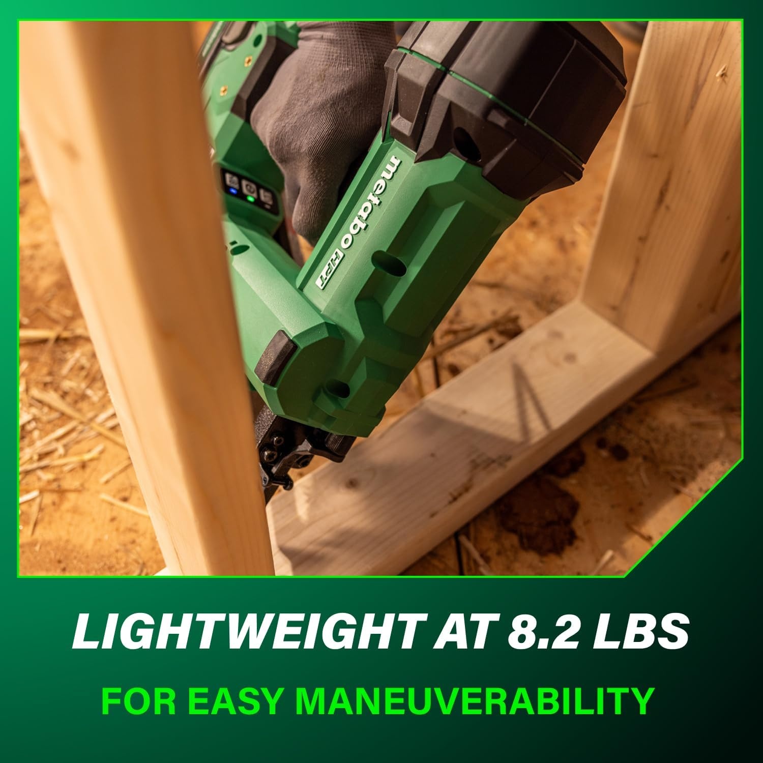 Bundle of Metabo HPT Cordless Framing Nailer, 18V – 4.0 Ah, MultiVolt™, 30 Degree, 3-1/2-Inch Paper Tape Nails, NR1890DCA + Metabo HPT 18V/36V MultiVolt™ Battery | 2.5Ah / 5.0Ah | 380083M