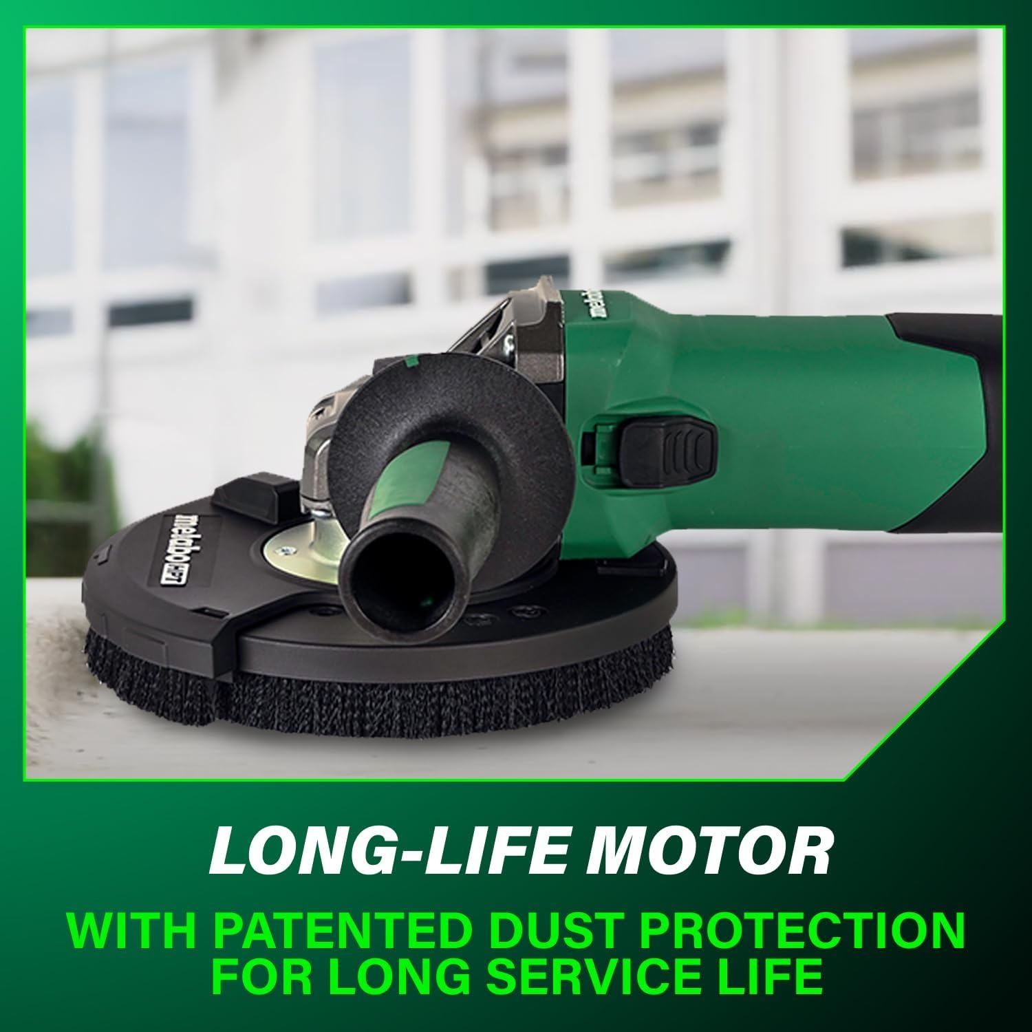 Metabo HPT RSEV 17-125 5-Inch Concrete Renovation Grinder Kit, High Torque, 14.5 Amp LongLife Motor, Vario Tacho Constamatic Control, Anti-Vibration Handle, Made in Germany, 646829620(Metabo HPT RSEV 17-125 Set)