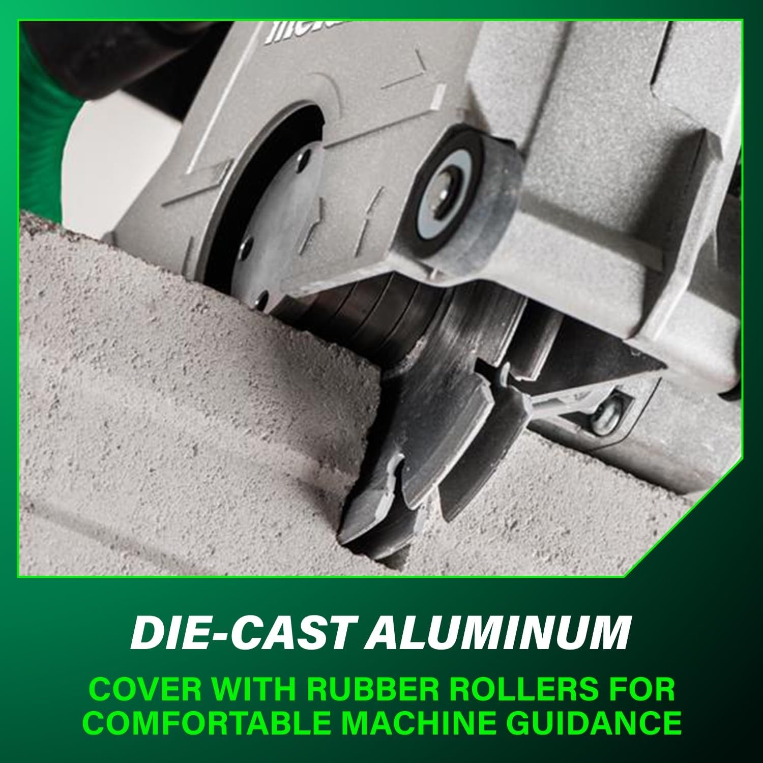 Metabo HPT MFE 40 Wall Chaser For Concrete, 5-Inch Cutting Disc, 15 Amps, High-Power Drive System, Tacho-Constamatic Electronics, Dust Protection, Torque Limiting Clutch, Made in Germany, 646040620(Metabo HPT MFE 40)