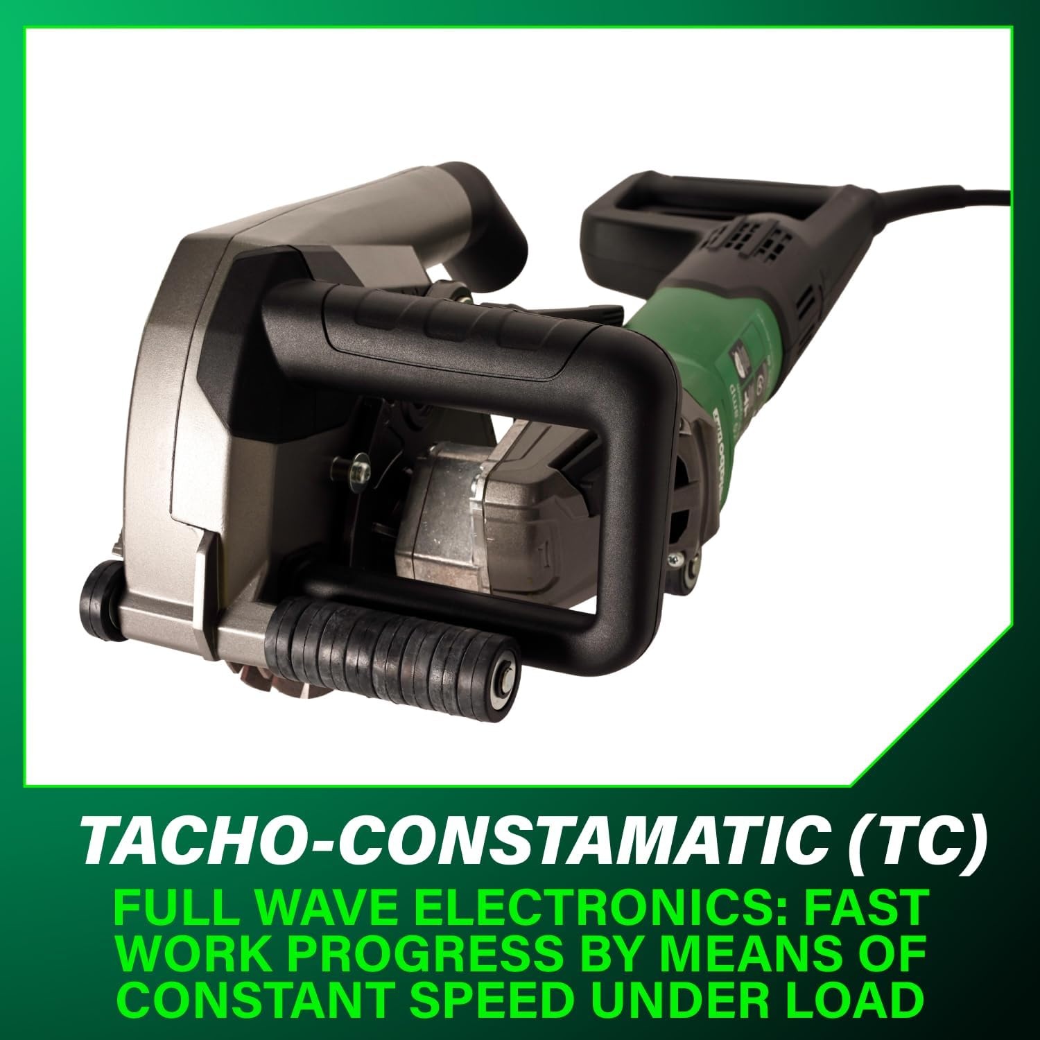 Metabo HPT MFE 40 Wall Chaser For Concrete, 5-Inch Cutting Disc, 15 Amps, High-Power Drive System, Tacho-Constamatic Electronics, Dust Protection, Torque Limiting Clutch, Made in Germany, 646040620(Metabo HPT MFE 40)