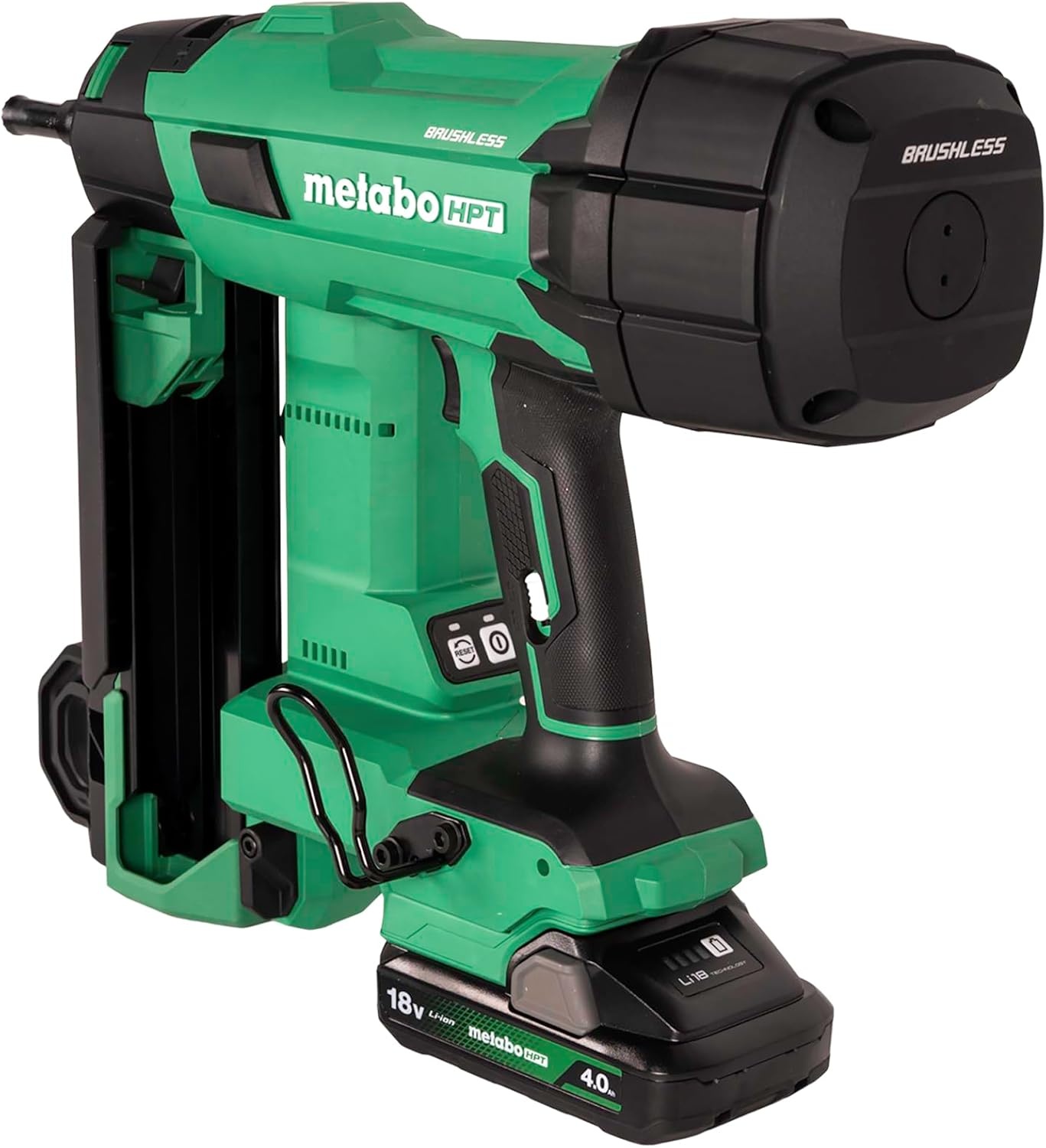 Metabo HPT 18V Cordless Concrete Pin Nailer Kit, Highest Impact Energy in its Class (110 Joules), Compatible with Other Brands Pins, 1/2-Inch to 1-9/16-Inch Nail Length, NC1840DA